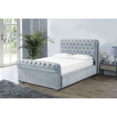 Otneros Naples Silver 3ft Ottoman Bed